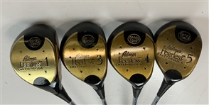 Set of Four Arnold Palmer Peerless Chattanooga Persimmon Woods