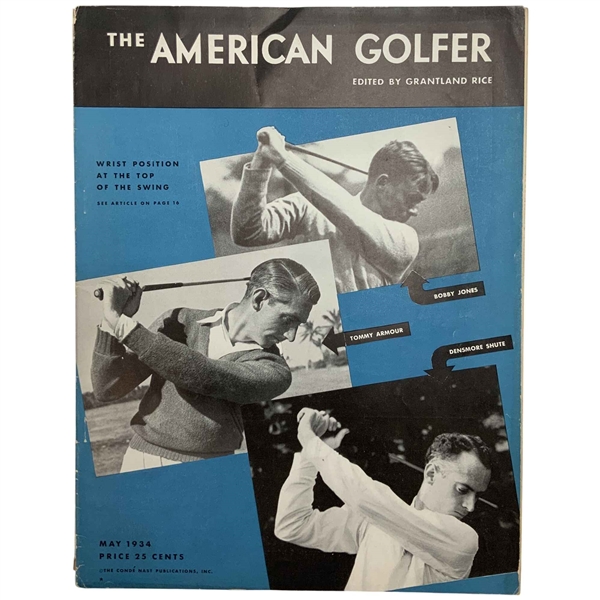 The American Golfer Magazine May 1934 Edited by Grantland Rice