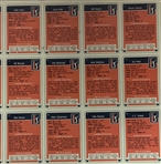 Multi Signed 1982 Donruss PGA Tour Golf Trading Card Uncut Sheet JSA ALOA