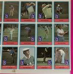 1983 Miller Press PGA Tour Uncut Card Sheet - Payne Stewart Rookie