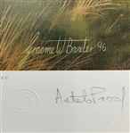 Tom Lehman Signed Graeme W. Baxter (Scottish, b. 1958), Royal Lytham & St. Annes, Artist's Proof Print JSA ALOA