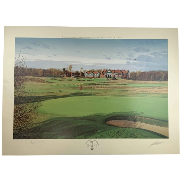 Graeme W. Baxter, The 18th Green, Royal Lytham & St. Annes Golf Club, Color Lithograph, Artists Proof