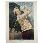 Artist Rick Rush Signed Proof Print Golden Bear Jack Nicklaus