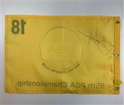 Jason Dufner Signed 2013 PGA Championship Oak Hill Country Club Golf Flag JSA ALOA