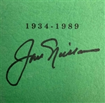 Jack Nicklaus Signed Records of the Masters Tournament 1934-1989 Booklet JSA ALOA
