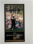 Langer, Crenshaw, Stadler & Couples Signed GSV Masters Collection Cards JSA ALOA