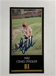 Langer, Crenshaw, Stadler & Couples Signed GSV Masters Collection Cards JSA ALOA