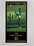 Langer, Crenshaw, Stadler & Couples Signed GSV Masters Collection Cards JSA ALOA