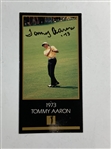 Langer, Crenshaw, Mize & Aaron Signed GSV Masters Collection Cards JSA ALOA