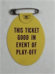 1965 Masters Tournament SERIES Badge #6941 - Jack Nicklaus Winner