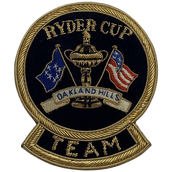 2004 Ryder Cup Oakland Hills Country Club Team Bullion Blazer Badge