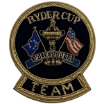 1997 Ryder Cup Valderrama Official Team Bullion Blazer Crest