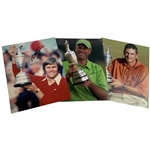 Rogers, Cink & Curtis Signed Claret Jug Photos JSA ALOA