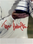 Harrington, Faldo & Hamilton Signed Claret Jug Photos JSA ALOA
