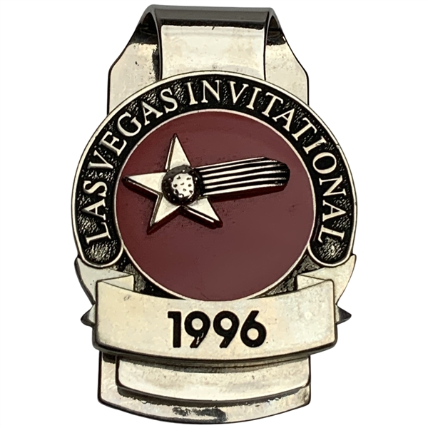 1996 Las Vegas Invitational Contestant Badge/Clip - Tigers 1st Pro Win - Rare
