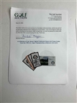 A Collection of Lee Janzen Signed Clubhouse Passes and Ticket Folder from the 1993 U.S. Open Championship at Baltusrol JSA ALOA