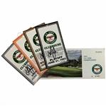A Collection of Four Lee Janzen Signed 1993 U.S. Open Clubhouse Admission Badges and Ticket Envelope JSA ALOA