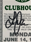 A Collection of Four Lee Janzen Signed 1993 U.S. Open Clubhouse Admission Badges and Ticket Envelope JSA ALOA