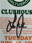 A Collection of Four Lee Janzen Signed 1993 U.S. Open Clubhouse Admission Badges and Ticket Envelope JSA ALOA