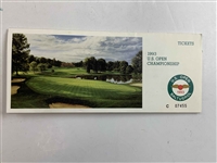 A Collection of Four Lee Janzen Signed 1993 U.S. Open Clubhouse Admission Badges and Ticket Envelope JSA ALOA