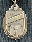 1945 Sterling Silver Ross Trophy Golf Runner Up Award Medal