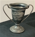 1915 Wilcox Silver Plate Co. Silverplate Golf Trophy Cup Bailey Trophy Mixed Foursome