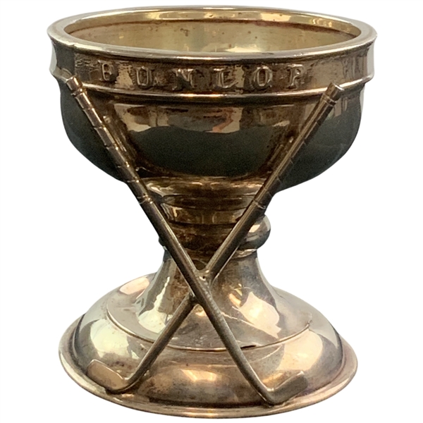 Sterling Silver Dunlop Hole-In-One Presentation Ball Cup by Padgett and Co Birmingham 1931