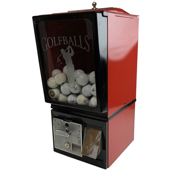 Classic Victor 25 Cent Golf Ball Vending Machine w/ Key