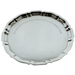 1938 Quaker Ridge Golf Club Sterling Award Trophy Tray