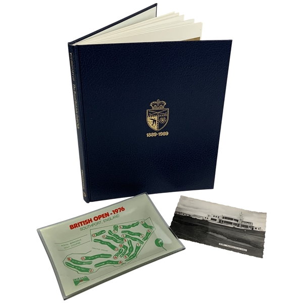 Royal Birkdale Memorabilia Lot w/ Yearbook, Dish & Early Postcard