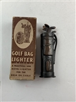 Group of Three Golf Themed Lighters w/ Original Box for Golf Bag Example