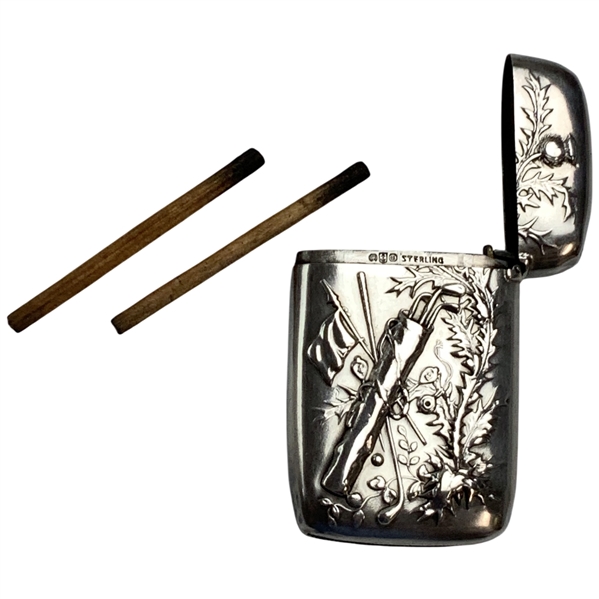 Intricate & Elaborate Gorham Sterling Match Safe