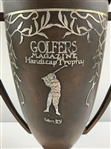 1910’s Golfer’s Magazine Sterling on Bronze Dual Handled Trophy by Heintz Metal Art Shop