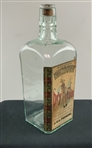 Early 1900’s Dry Gin Bottle with a Marvelous Golf Graphic Label