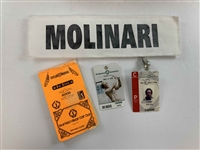 2006 The Memorial Tournament Caddie Used Uniform, Yardage Book & ID for Edoardo Molinari