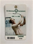 2006 The Memorial Tournament Caddie Used Uniform, Yardage Book & ID for Edoardo Molinari