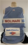 2006 Bank of America Colonial Tournament-Used Caddy Bib, ID & Yardage Book for Edoardo Molinari