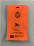 2006 Bank of America Colonial Tournament-Used Caddy Bib, ID & Yardage Book for Edoardo Molinari