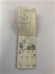 Edoardo Molinari Signed 2006 US Open at Winged Foot Used Yardage Book w/ Pin Placement Sheets JSA ALOA