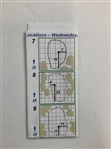 Edoardo Molinari Signed 2006 US Open at Winged Foot Used Yardage Book w/ Pin Placement Sheets JSA ALOA