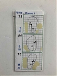 Edoardo Molinari Signed 2006 US Open at Winged Foot Used Yardage Book w/ Pin Placement Sheets JSA ALOA