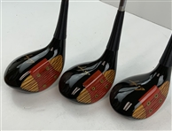 Trio of Vintage Ben Hogan Woods with Headcovers
