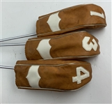 Trio of Vintage Ben Hogan Woods with Headcovers