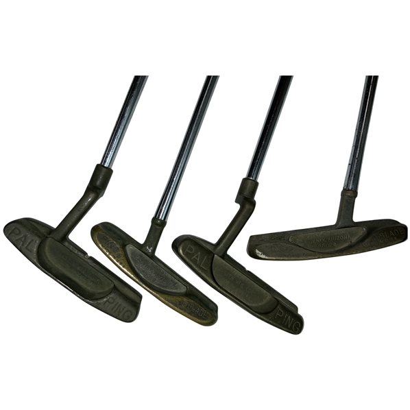 Set of Four Vintage Ping Karsten PAL and O-BLADE Golf Putters