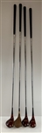A Set of Four Vintage MacGregor Tourney Tommy Armour Signature Persimmon Wood Golf Clubs