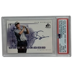 Jack Nicklaus Signed 2002 Upper Deck SP Game Used Scorecard Signatures Card PSA 9 Auto 7 - Just 66 Made!