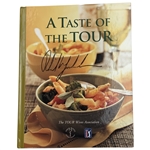 Phil Mickelson Signed A Taste of the Tour Hardcover Cookbook JSA ALOA