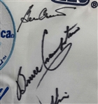 Tom Watson & (19) Champs Signed Bank of America Colonial 60th Anniversary Golf Pin Flag w/ Dates JSA ALOA