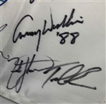 Tom Watson & (19) Champs Signed Bank of America Colonial 60th Anniversary Golf Pin Flag w/ Dates JSA ALOA