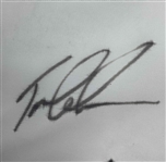 Tiger Woods & 8 US Team Members Signed 1999 Ryder Cup 'Battle at Brookline' Flag at The Country Club JSA ALOA